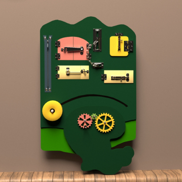 Бизиборд "Зелёная лапа" - «globural.ru» - Архангельск