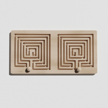 Такт-панель "Деревянный лабиринт №10" - «globural.ru» - Архангельск