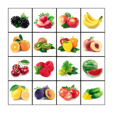 Тематическое поле-маршрутизатор «Фрукты и овощи» для мини-робота - «globural.ru» - Архангельск