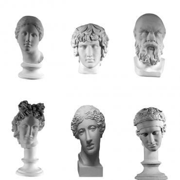 Комплект гипсовых моделей головы  - «globural.ru» - Архангельск