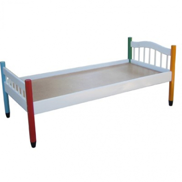 Кровать детская "Карандаш" 1400х600х600 ЛДСП настил ДВП  - «globural.ru» - Архангельск