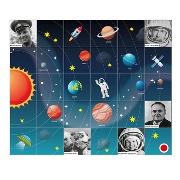 Коврик для логобота Пчелка "Космос" - «globural.ru» - Архангельск