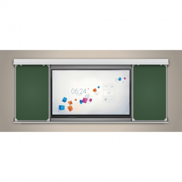 Многофункциональная раздвижная система аудиторных досок 75'' - «globural.ru» - Архангельск