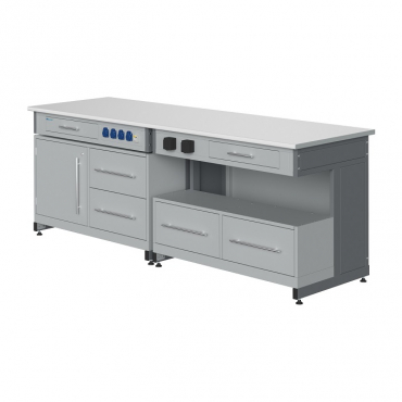 Стол лабораторный демонстрационный с электрическими розетками, автоматами аварийного отключения тока - «globural.ru» - Архангельск