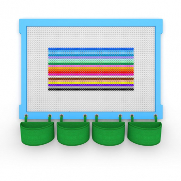 Комплект стены для конструирования Botzees с деревянной основой - «globural.ru» - Архангельск