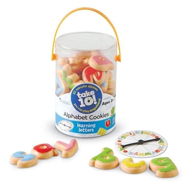 Англоязычное пособие "Собери 10! Печеньки Алфавит" - «globural.ru» - Архангельск