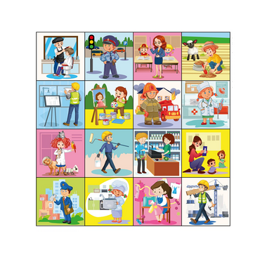 Коврик для логобота Пчелка "Профессии" - «globural.ru» - Архангельск