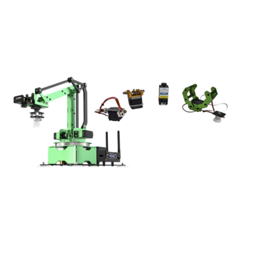 Четырёхосевой учебный робот - манипулятор "Техник" с модульными сменными насадками. - «globural.ru» - Архангельск