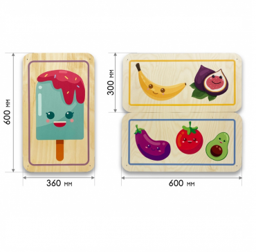 Набор стеновых панелей «Милая еда - Радуга вкуса» - «globural.ru» - Архангельск