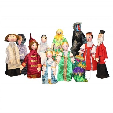 Комплект театральных кукол "Аленький цветочек" - «globural.ru» - Архангельск