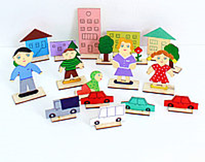 Фигурки для песочной терапии "Семья и дом" - «globural.ru» - Архангельск