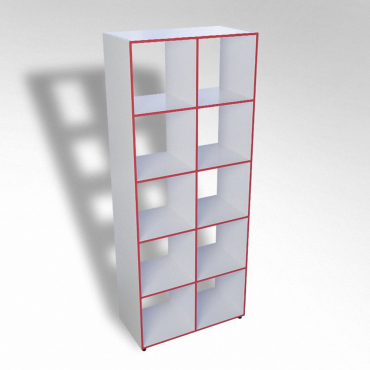 Шкаф открытый многосекционный ТР10 ЛДСП  - «globural.ru» - Архангельск