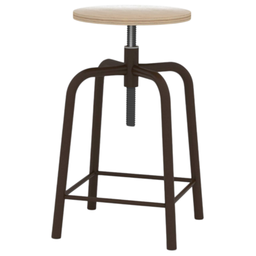 Табурет рабочий (винтовой механизм регулировки высоты сиденья) - «globural.ru» - Архангельск