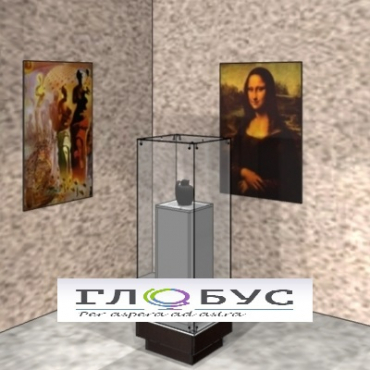 Витрина музейная с внутренним пьедесталом - «globural.ru» - Архангельск